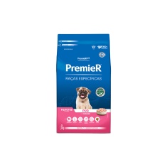 Ração Premier Raças Específicas Pug para Cães Filhotes Sabor Frango