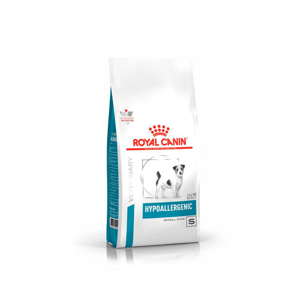 Ração Seca Royal Canin Veterinary Diet Hypoallergenic Small Dog para Cães Pequenos com Sensibilidades Alimentares