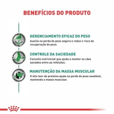 Ração Úmida Royal Canin Lata Veterinary Diet Satiety Support para Cães Adultos com Excesso de Peso - 410 g
