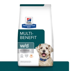 Ração Hill's Prescription Diet w/d para Cães Adultos Controle do Peso e Glicêmico