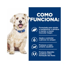 Ração Hill's Prescription Diet w/d para Cães Adultos Controle do Peso e Glicêmico