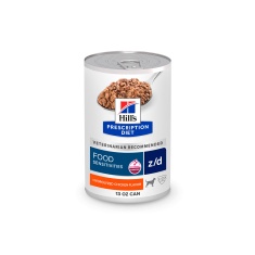 Ração Hill's Prescription Diet Lata z/d para Cães Adultos Alergia Alimentares e da Pele 370 g