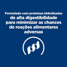 Ração Hill's Prescription Diet Lata z/d para Cães Adultos Alergia Alimentares e da Pele 370 g