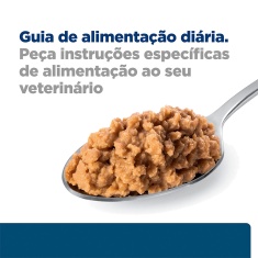 Ração Hill's Prescription Diet Lata z/d para Cães Adultos Alergia Alimentares e da Pele 370 g