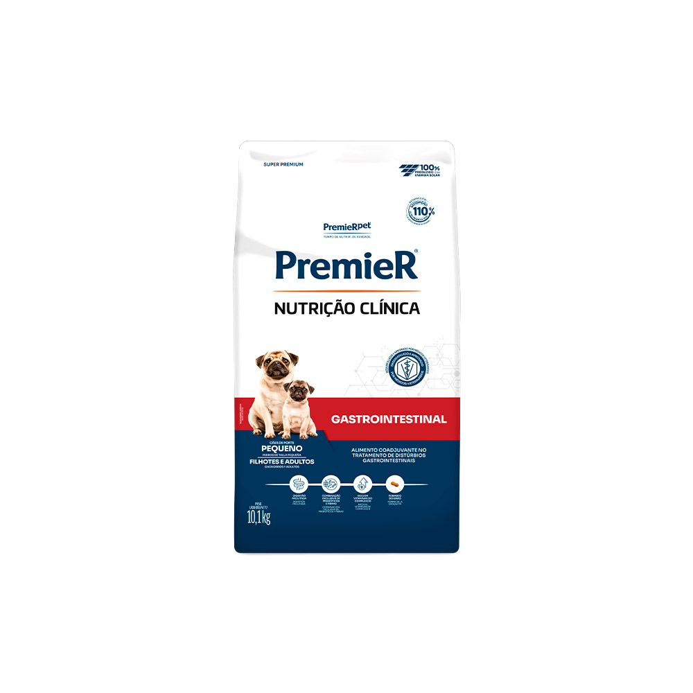 Ração Premier Nutrição Clínica Gastrointestinal para Cães de Pequeno Porte