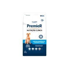 Ração Premier Nutrição Clínica Hipoalergênico para Cães de Médio e Grande Porte Cordeiro e Arroz 10,1kg