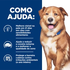 Ração Seca Hill's Prescription Diet Derm Complete para Cães Adultos 2,94kg