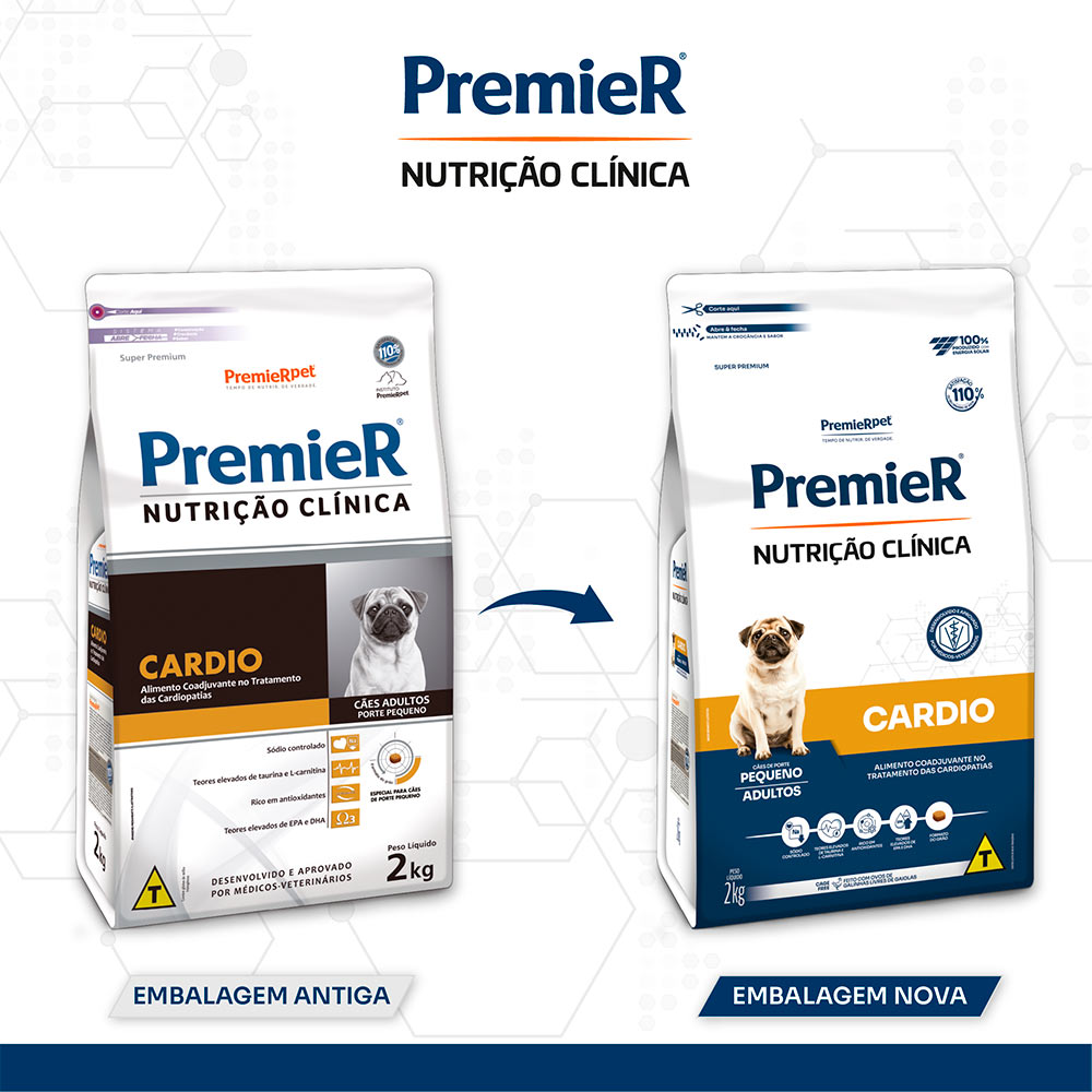Ração Premier Nutrição Clínica Cardio para Cães de Porte Pequeno