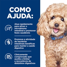 Ração Hill's Prescription Diet Gastrointestinal Biome Pedaços Pequenos para Cães 1,5 kg