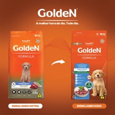 Ração Golden Fórmula para Cães Filhotes Sabor Carne e Arroz