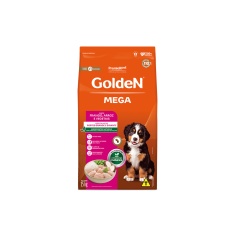 Ração Golden Mega para Cães Filhotes de Porte Grande Sabor Frango e Arroz 15 kg