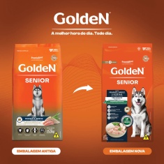 Ração Golden Fórmula para Cães Senior Sabor Frango e Arroz - 15kg