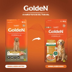 Ração Golden Fórmula para Cães Adultos Sabor Salmão e Arroz