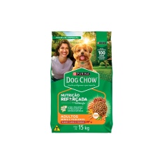 Ração Dog Chow para Cães Adultos de Raças Pequenas Sabor Carne, Frango e Arroz