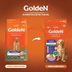 Ração Golden Fórmula para Cães Adultos Sabor Peru e Arroz 15kg