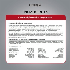 Ração Optimum para Cães Filhotes Raças Médias e Grandes Sabor Frango e Arroz