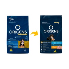 Ração Origens para Cães Filhotes de Médio e Grande Porte Sabor Frango
