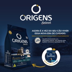 Ração Origens para Cães Filhotes de Médio e Grande Porte Sabor Frango