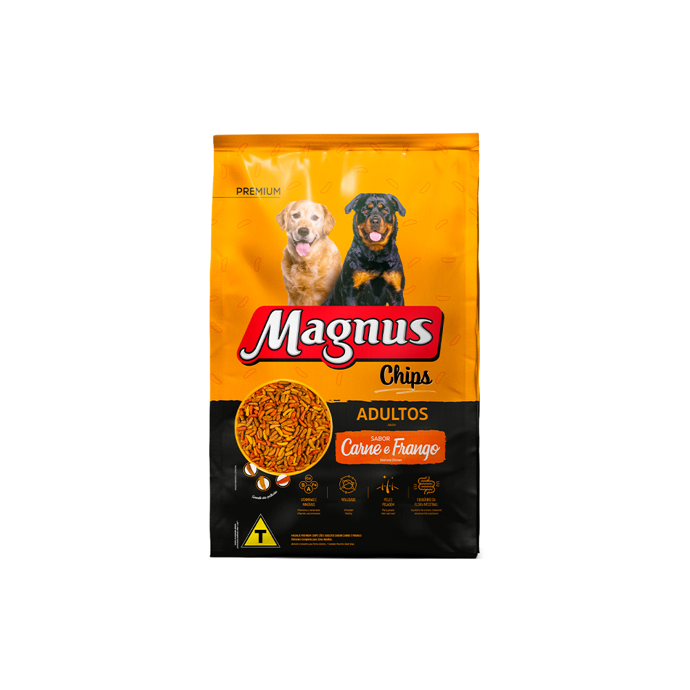Ração Magnus Chips para Cães Adultos
