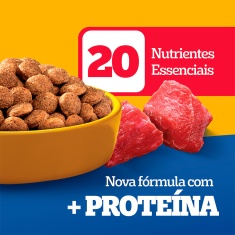 Ração Pedigree Nutrição Essencial Carne para Cães Adultos