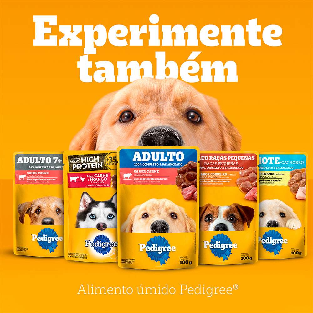 Ração Pedigree Nutrição Essencial Carne para Cães Adultos