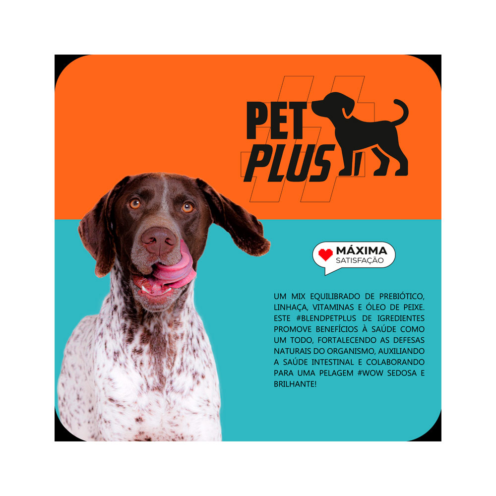 Ração Max para Cães Adultos de Porte Médio e Grande Sabor Carne, Frango e Arroz