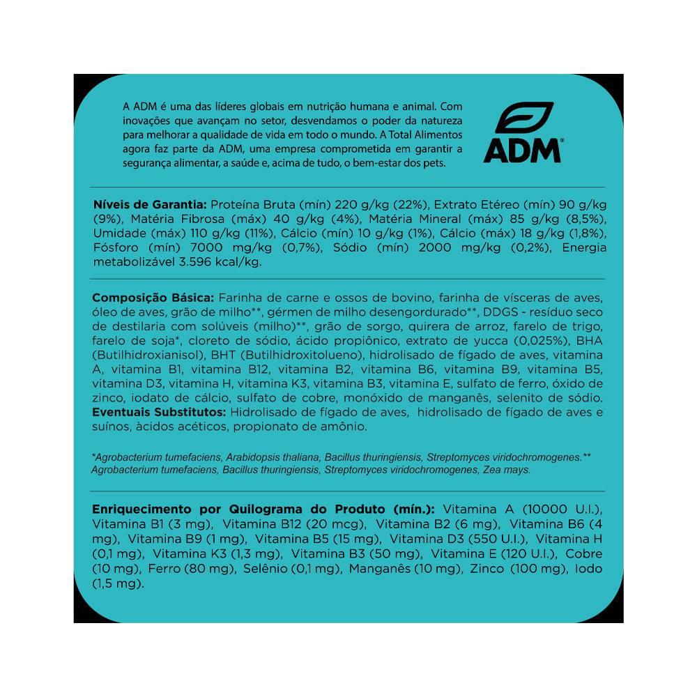 Ração Max para Cães Adultos de Porte Médio e Grande Sabor Carne, Frango e Arroz