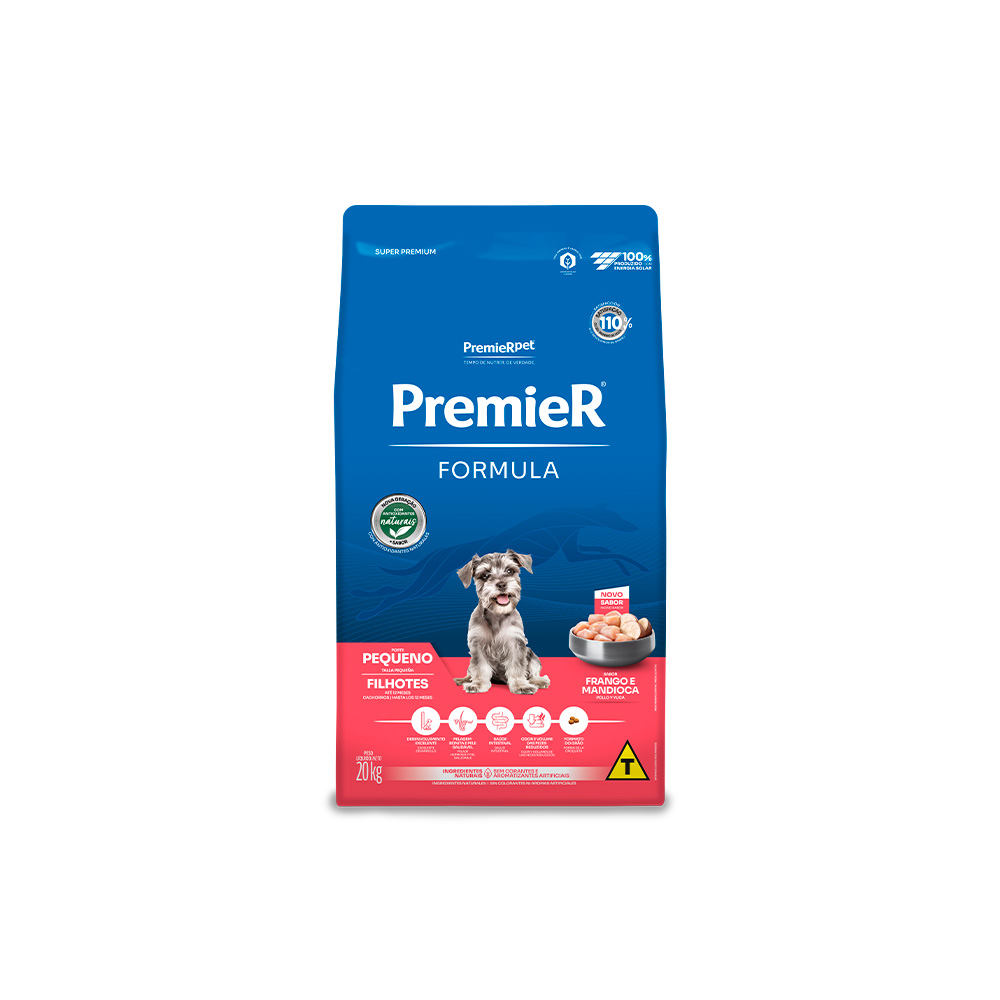 Ração Premier Fórmula para Cães Filhotes de Raças Pequenas Sabor Frango
