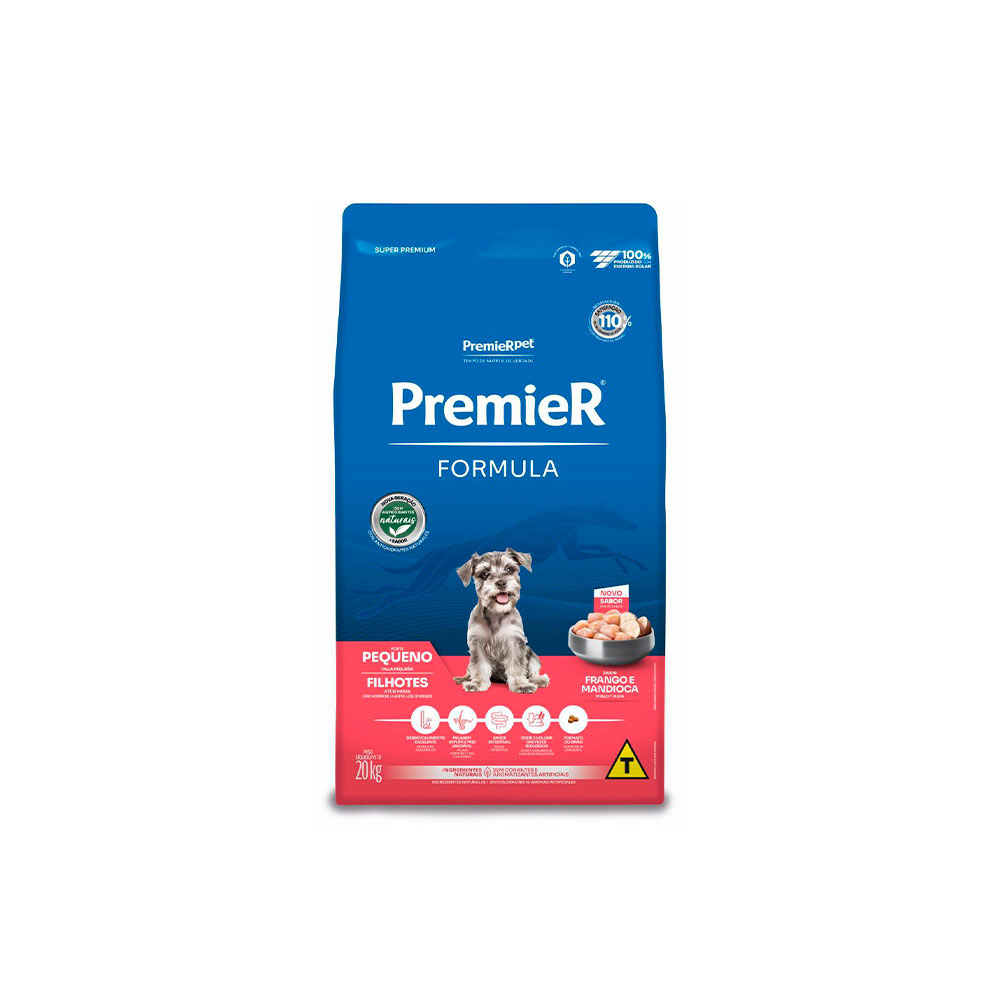 Ração Premier Fórmula para Cães Filhotes de Raças Pequenas Sabor Frango