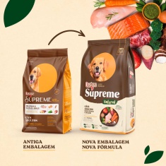 Ração Quatree Supreme para Cães Adultos de Porte Médio e Grande Sabor Frango e Batata Doce 15 kg