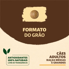 Ração Quatree Supreme para Cães Adultos de Porte Médio e Grande Sabor Frango e Batata Doce 15 kg