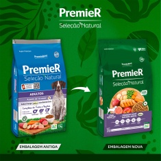 Ração Seleção Natural Premier para Cães Adultos sabor Frango com Batata Doce 12kg