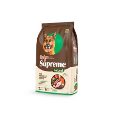 Ração Quatree Supreme para Cães Sênior +7 de Porte Médio e Grande Sabor Cordeiro e Frango - 15kg