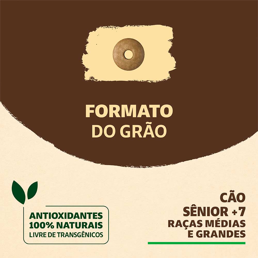 Ração Quatree Supreme para Cães Sênior +7 de Porte Médio e Grande Sabor Cordeiro e Frango - 15kg