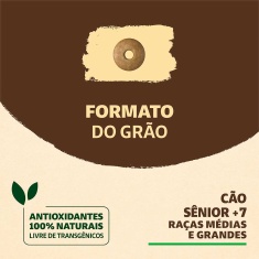 Ração Quatree Supreme para Cães Sênior +7 de Porte Médio e Grande Sabor Cordeiro e Frango - 15kg