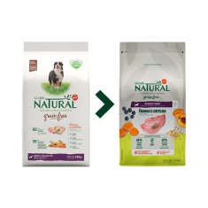 Ração Guabi Natural Grain Free para Cães Adultos de Porte Médio Sabor Frango e Lentilha