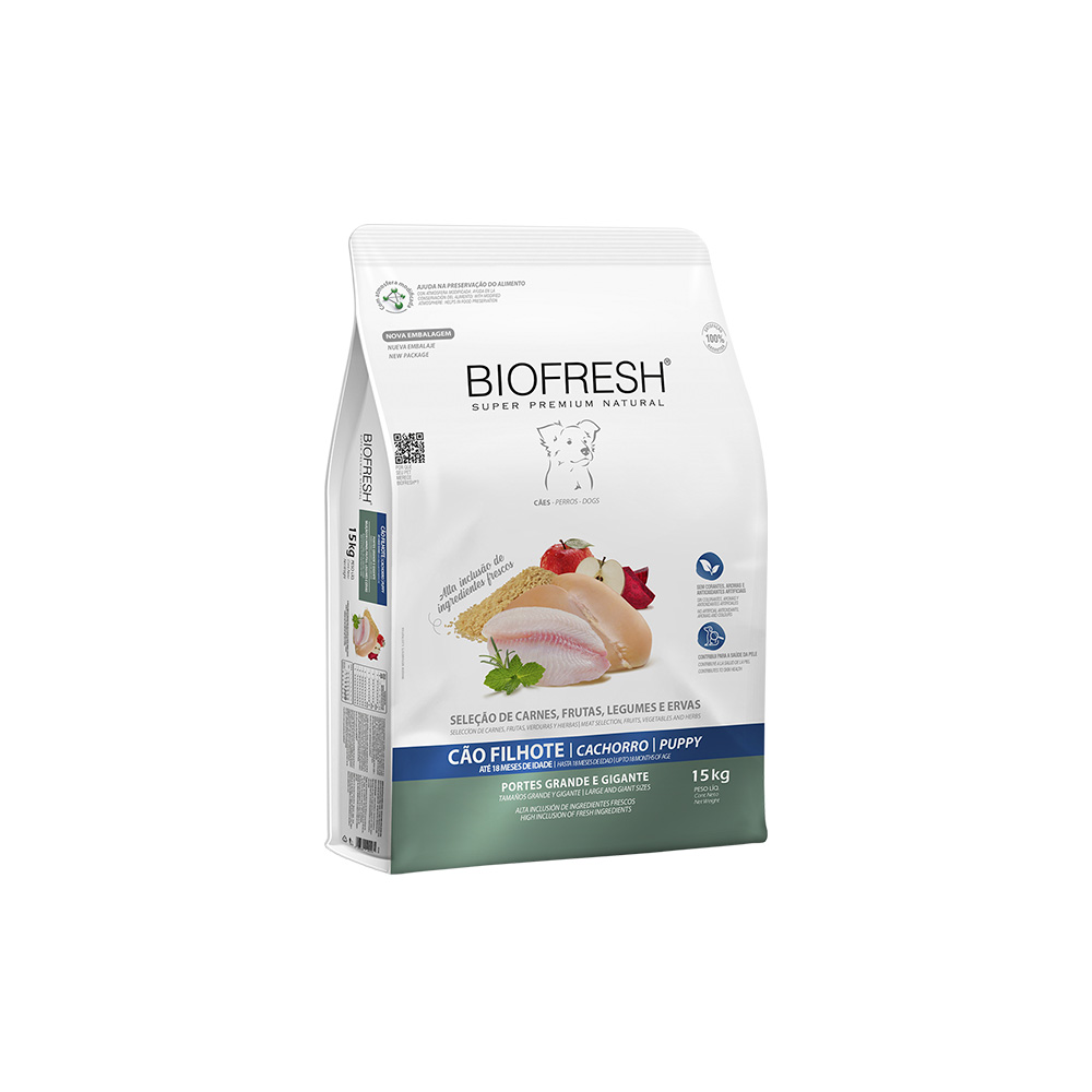 Ração Biofresh para Cães Filhotes de Raças Grandes
