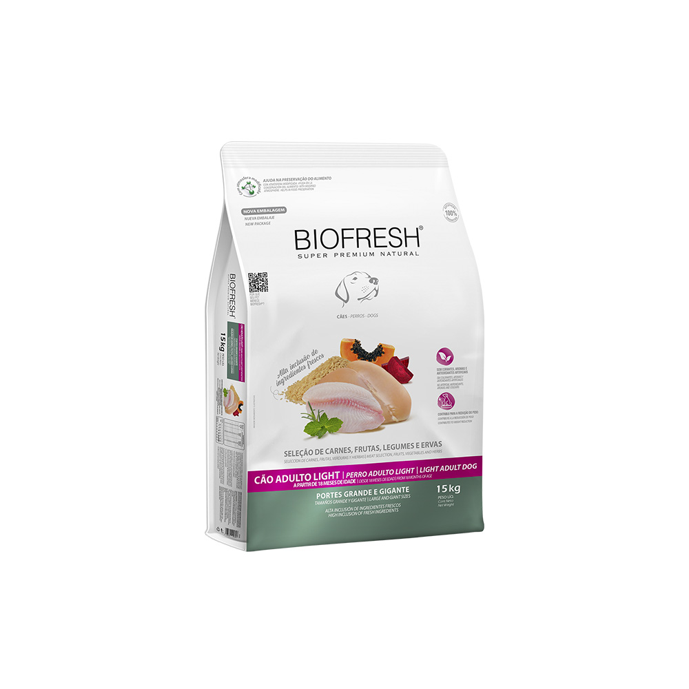 Ração Biofresh Light para Cães Adultos de Raças Grandes e Gigantes