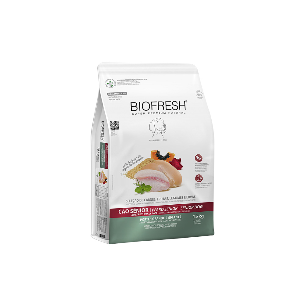 Ração Biofresh para Cães Sênior de Raças Grandes e Gigantes