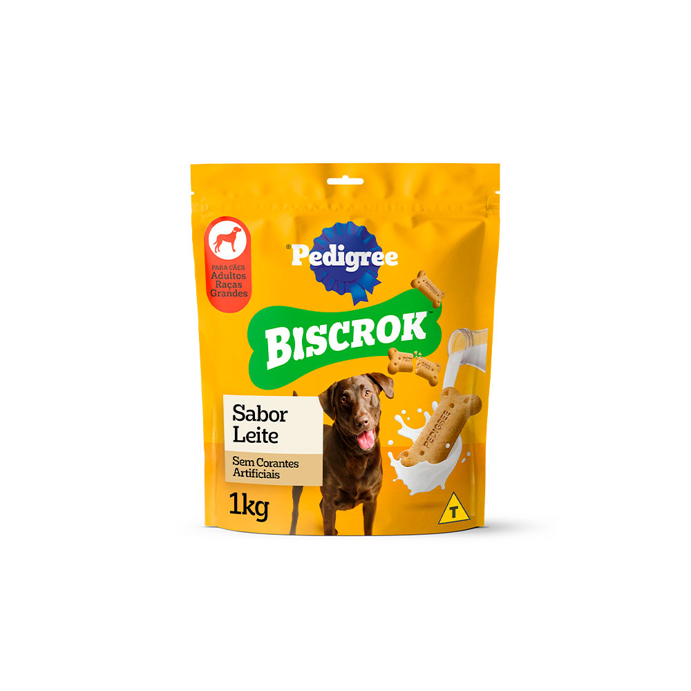 Biscoito Pedigree Biscrok Maxi para Cães Adultos de Raças Grandes