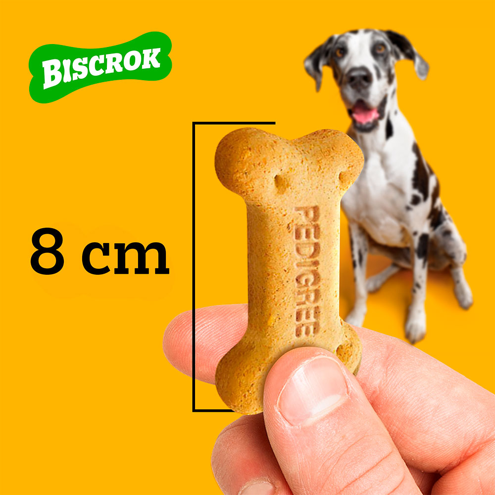Biscoito Pedigree Biscrok Maxi para Cães Adultos de Raças Grandes