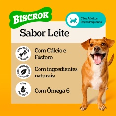 Biscoito Pedigree Biscrok Mini para Cães Adultos de Raças Pequenas
