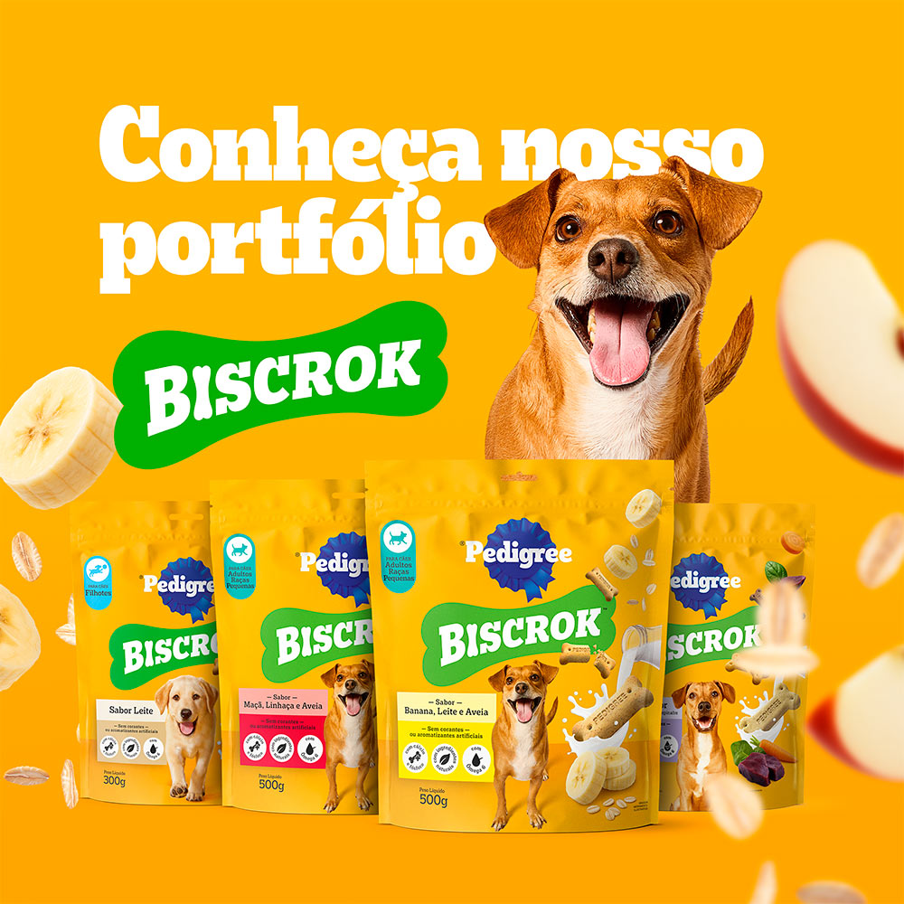 Biscoito Pedigree Biscrok Multi para Cães Adultos