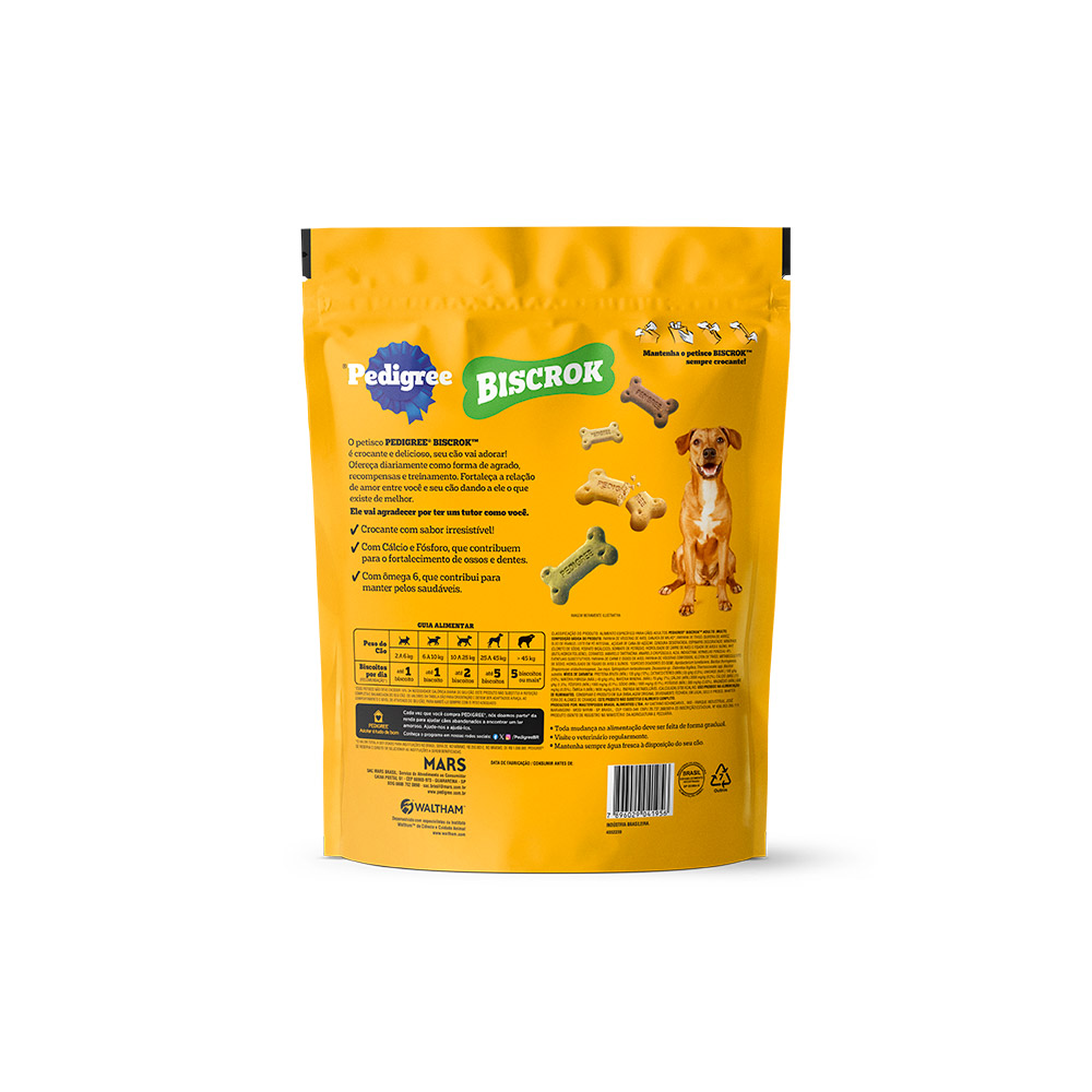 Biscoito Pedigree Biscrok Multi para Cães Adultos