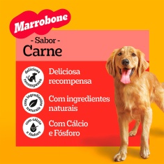 Biscoito Pedigree Marrobone Carne Para Cães Adultos