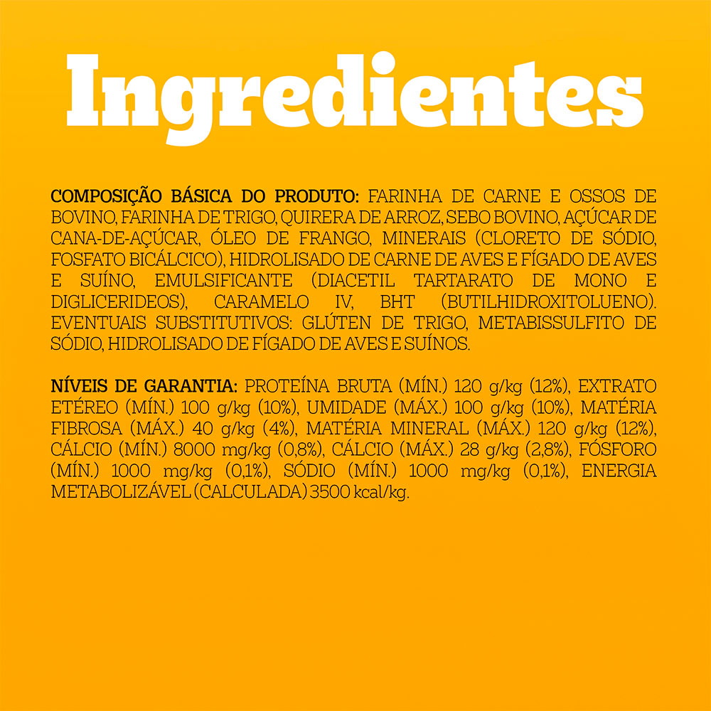Biscoito Pedigree Biscrok Marrobone para Cães Adultos Sabor Carne
