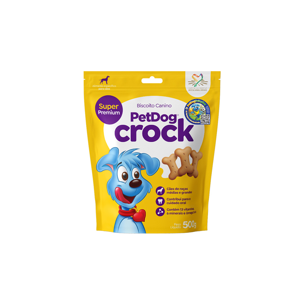 Biscoito Pet Dog Crock Tradicional para Cães