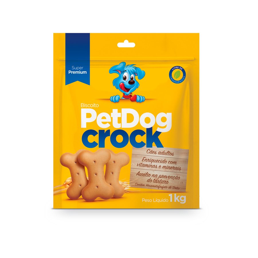 Biscoito Pet Dog Crock Tradicional para Cães