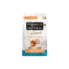 Biscoitos Fórmula Natural Dog Biscuits para Cães de Adultos de Mini e Pequeno Porte Sabor Abóbora 250g