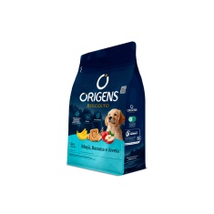 Biscoito Origens para Cães Filhotes Sabor Banana, Maçã e Aveia 300 g